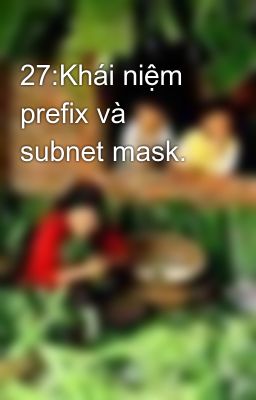 27:Khái niệm prefix và subnet mask.