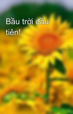 Bầu trời đầu tiên!