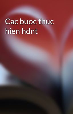 Cac buoc thuc hien hdnt