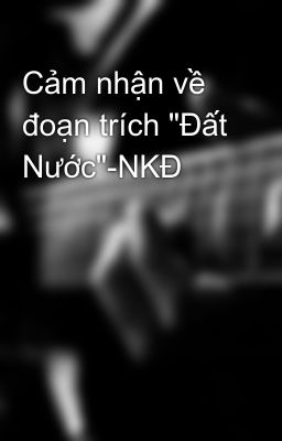 Cảm nhận về đoạn trích 