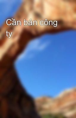 Cần bán công ty