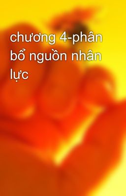 chương 4-phân bổ nguồn nhân lực