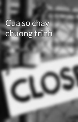 Cua so chay chuong trinh