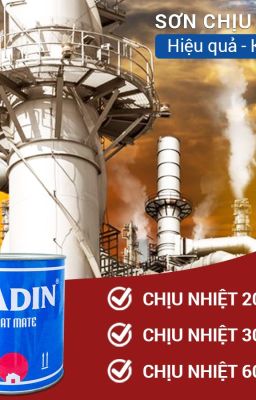 ĐỊA CHỈ PHÂN PHỐI SƠN CHỊU NHIỆT CADIN 600 ĐỘ MÀU NHŨ BẠC GIÁ RẺ