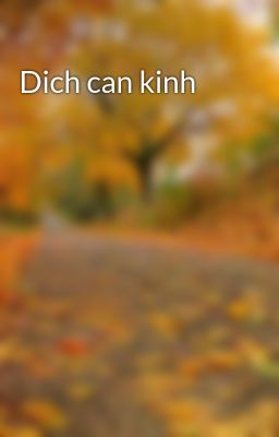 Dich can kinh