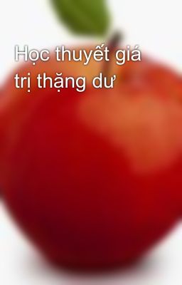 Học thuyết giá trị thặng dư