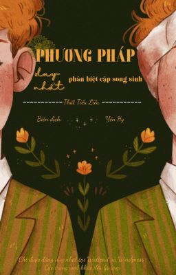 [HP] Phương pháp duy nhất phân biệt cặp song sinh - HOÀN