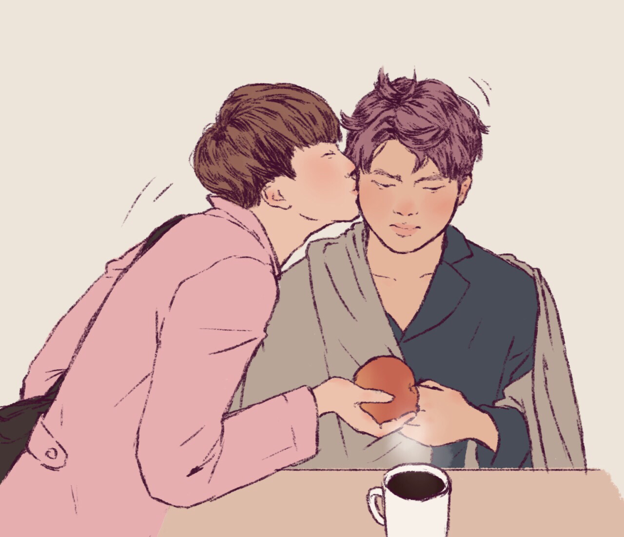 Бтс омегаверс. Namjin Art. Namjin fanart. BTS namjin Art. Намджины арты.