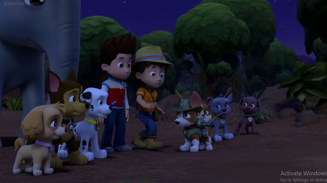 paw patrol pups save thundermouth