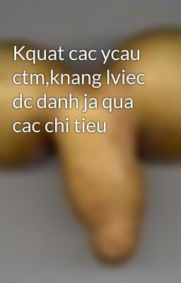 Kquat cac ycau ctm,knang lviec dc danh ja qua cac chi tieu