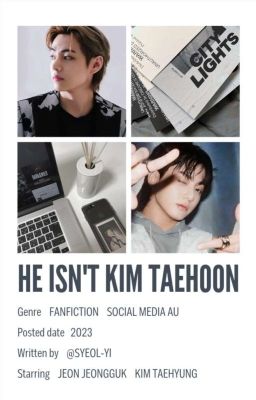 kt ✧ he isn't kim taehoon