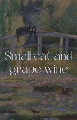 Mèo nhỏ và rượu vang đỏ
