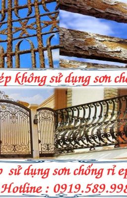 Mua sơn chống rỉ cho kết cấu sắt thép màu ghi xám tại Hà Nội