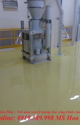 Mua sơn epoxy sàn chịu  lực tốt dành cho sàn nhà xưởng tại Hà Nội/*