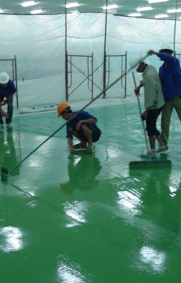 Mua sơn sàn epoxy ET 5600 kẻ vạch  dành cho nhà xưởng tại Hà Nội