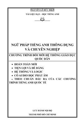 Ngữ pháp tiếng Anh thông dụng và chuyên nghiệp