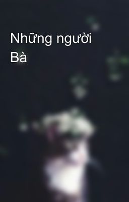 Những người Bà