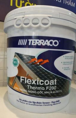 Nơi bán sơn phủ chống nóng Terraco Flexicoat thermo cho mái tôn chính hãng
