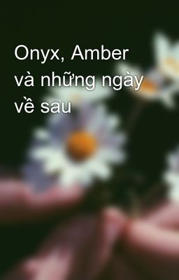 Onyx, Amber và những ngày về sau