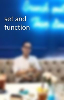 set and function