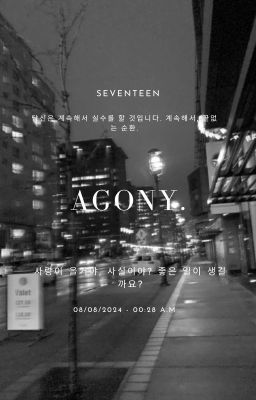 [ seventeen - you ] agony.