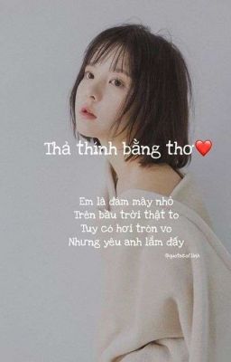 Thả Thính Bằng Thơ Cực Chất