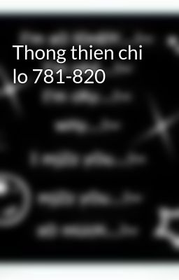 Thong thien chi lo 781-820